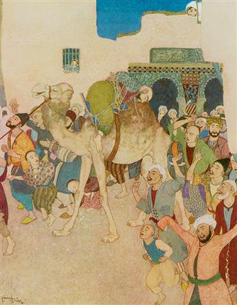 (ARABIAN NIGHTS.) Dulac, Edmund; illustrator. Sindbad le Marin et dAutres Contes des Mille et Une Nuits.